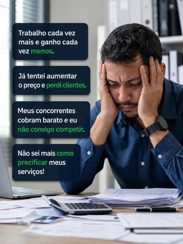 Contador frustrado com precificação